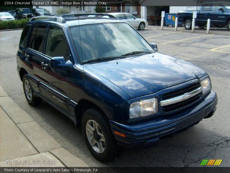 Indigo Blue / Medium Gray 2004 Chevrolet Tracker LT 4WD