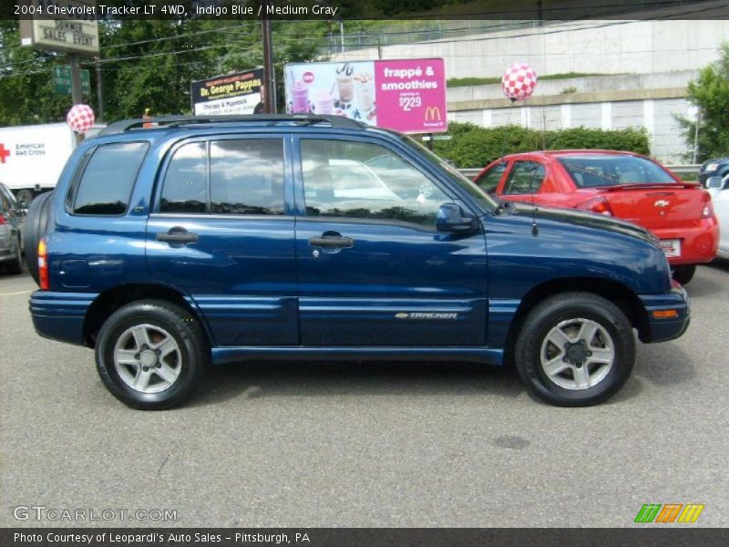 Indigo Blue / Medium Gray 2004 Chevrolet Tracker LT 4WD