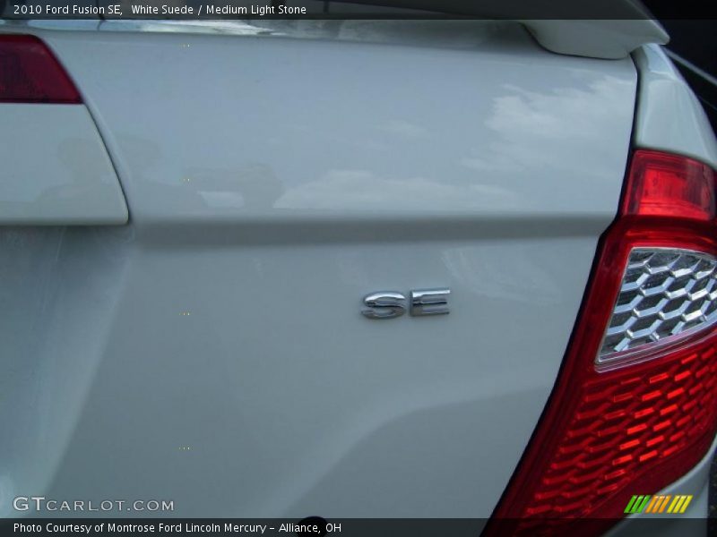 White Suede / Medium Light Stone 2010 Ford Fusion SE