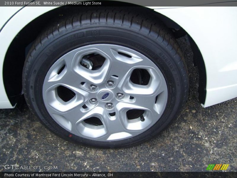 White Suede / Medium Light Stone 2010 Ford Fusion SE