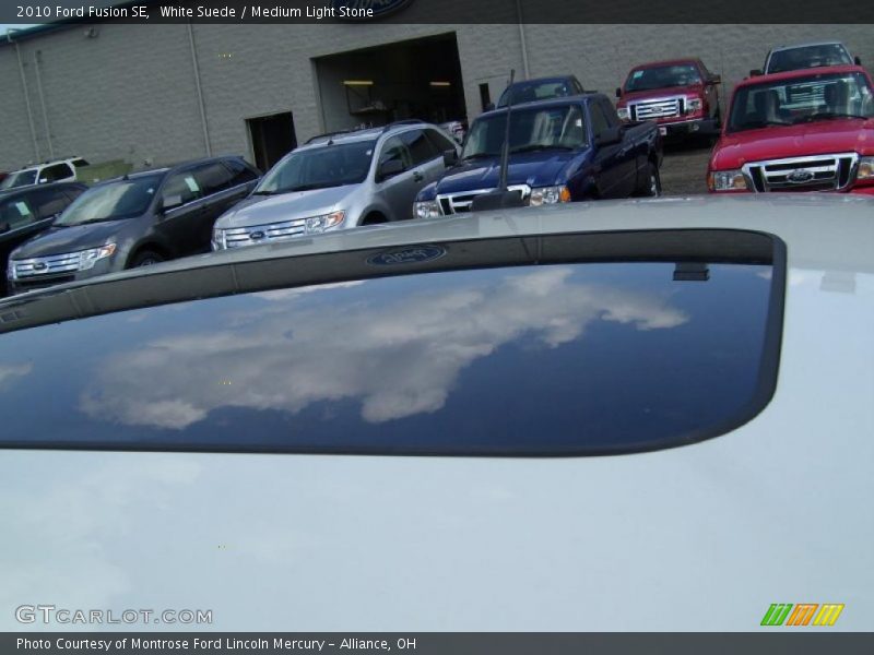 White Suede / Medium Light Stone 2010 Ford Fusion SE
