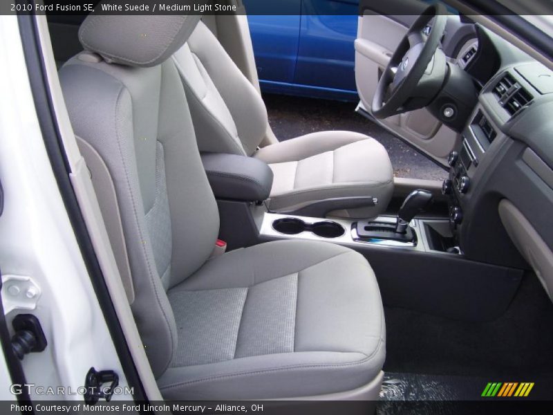 White Suede / Medium Light Stone 2010 Ford Fusion SE