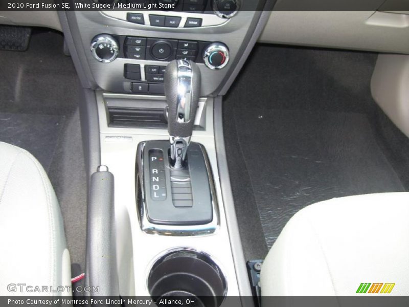 White Suede / Medium Light Stone 2010 Ford Fusion SE
