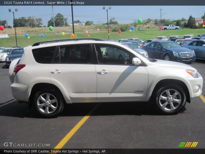 Super White / Sand Beige 2010 Toyota RAV4 Limited