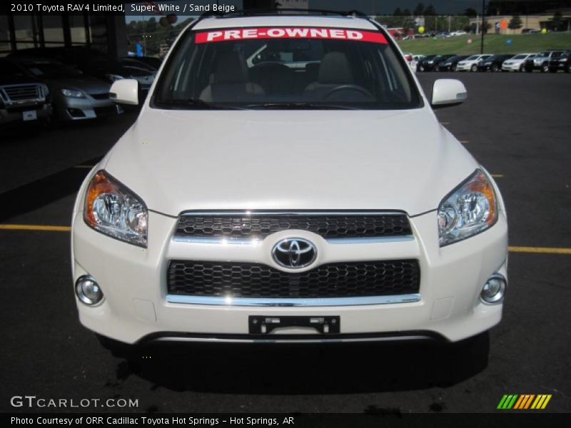 Super White / Sand Beige 2010 Toyota RAV4 Limited