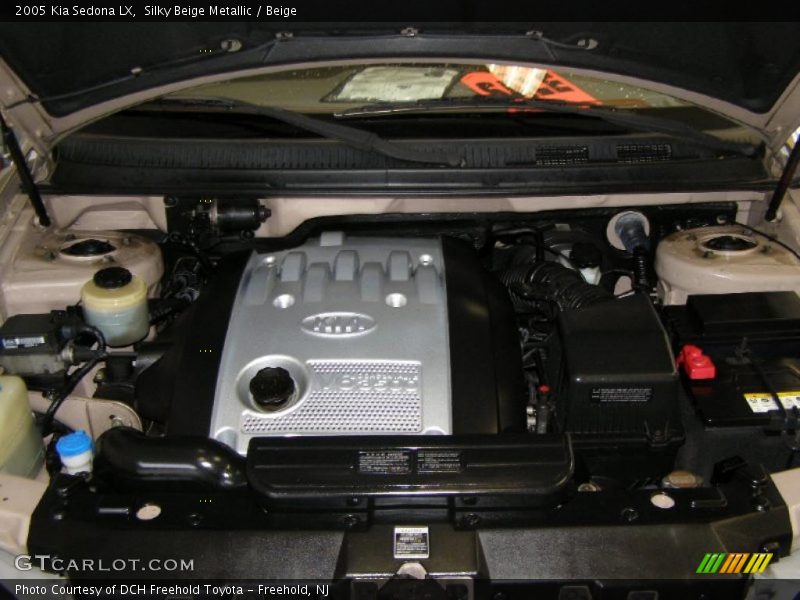 Silky Beige Metallic / Beige 2005 Kia Sedona LX