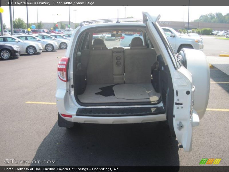 Super White / Sand Beige 2010 Toyota RAV4 Limited