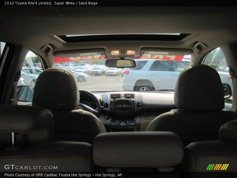 Super White / Sand Beige 2010 Toyota RAV4 Limited