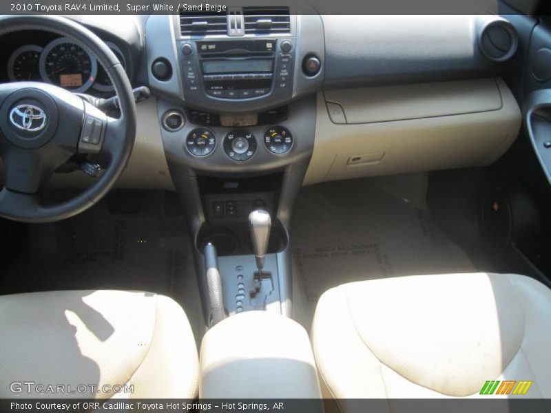 Super White / Sand Beige 2010 Toyota RAV4 Limited