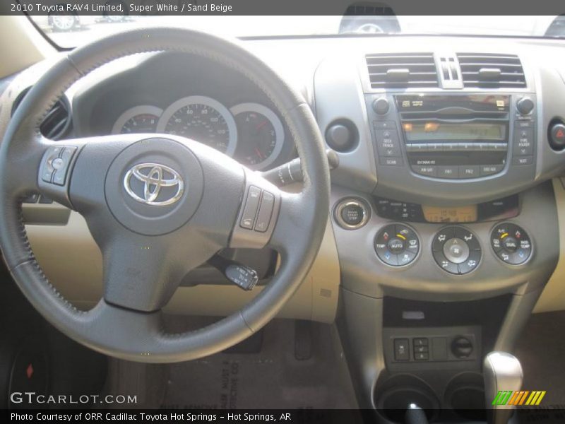 Super White / Sand Beige 2010 Toyota RAV4 Limited
