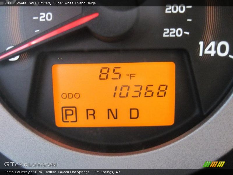 Super White / Sand Beige 2010 Toyota RAV4 Limited