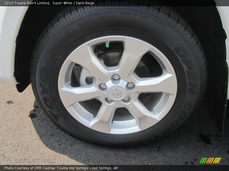 Super White / Sand Beige 2010 Toyota RAV4 Limited