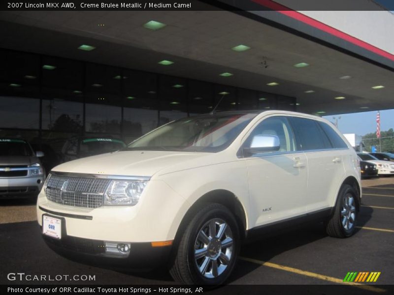 Creme Brulee Metallic / Medium Camel 2007 Lincoln MKX AWD