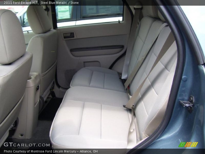 Steel Blue Metallic / Stone 2011 Ford Escape XLT
