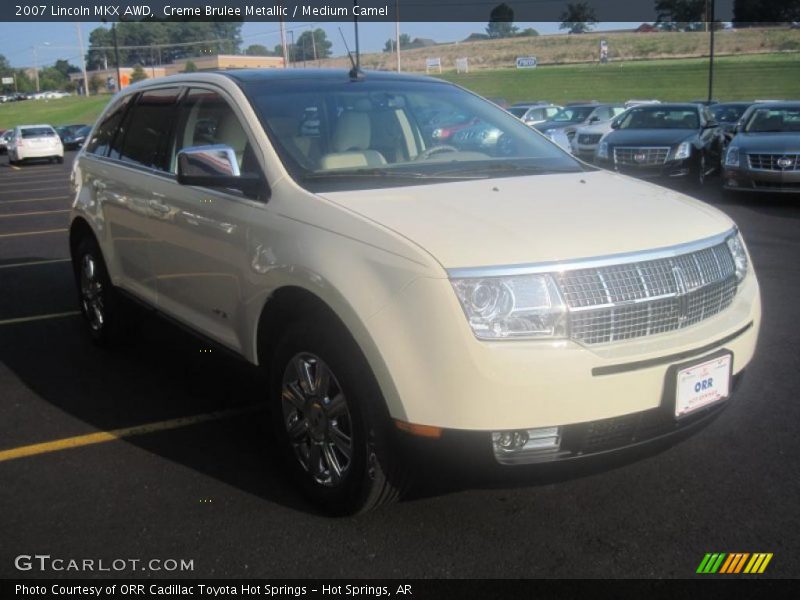 Creme Brulee Metallic / Medium Camel 2007 Lincoln MKX AWD