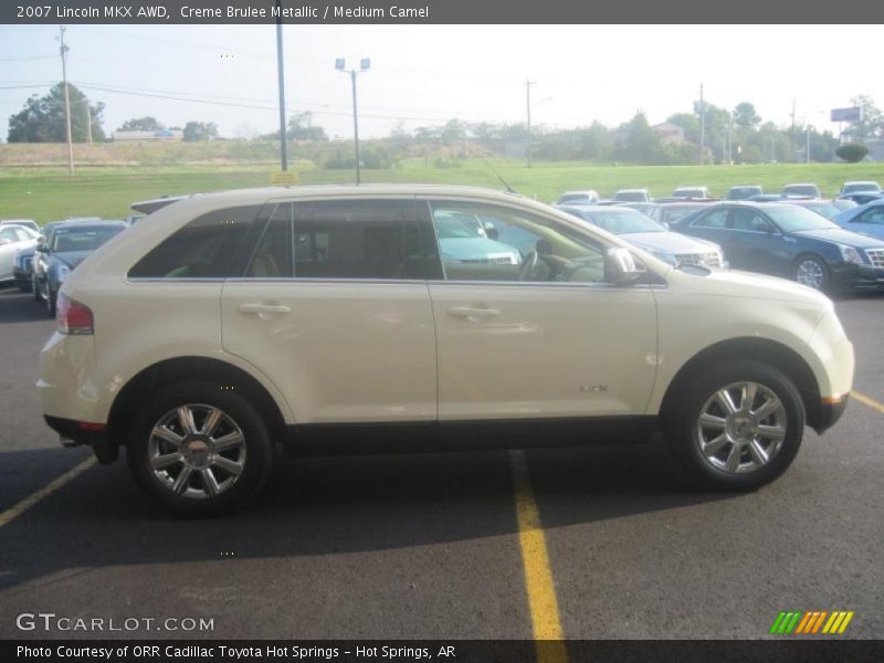 Creme Brulee Metallic / Medium Camel 2007 Lincoln MKX AWD