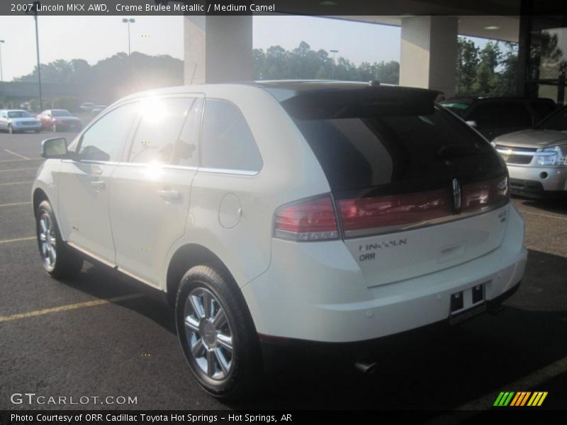 Creme Brulee Metallic / Medium Camel 2007 Lincoln MKX AWD