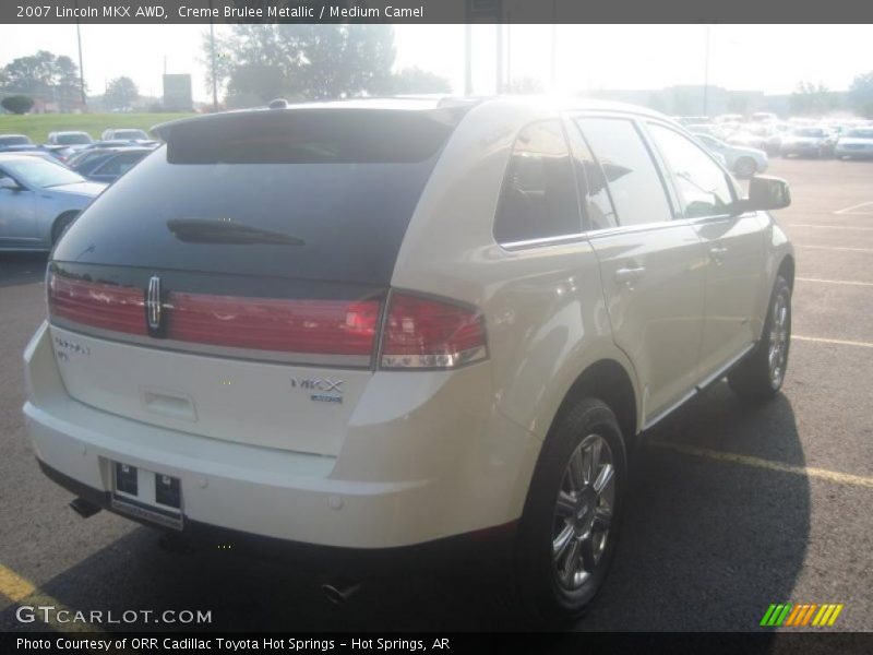 Creme Brulee Metallic / Medium Camel 2007 Lincoln MKX AWD