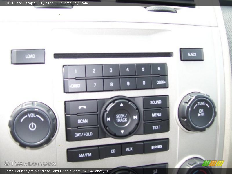 Steel Blue Metallic / Stone 2011 Ford Escape XLT