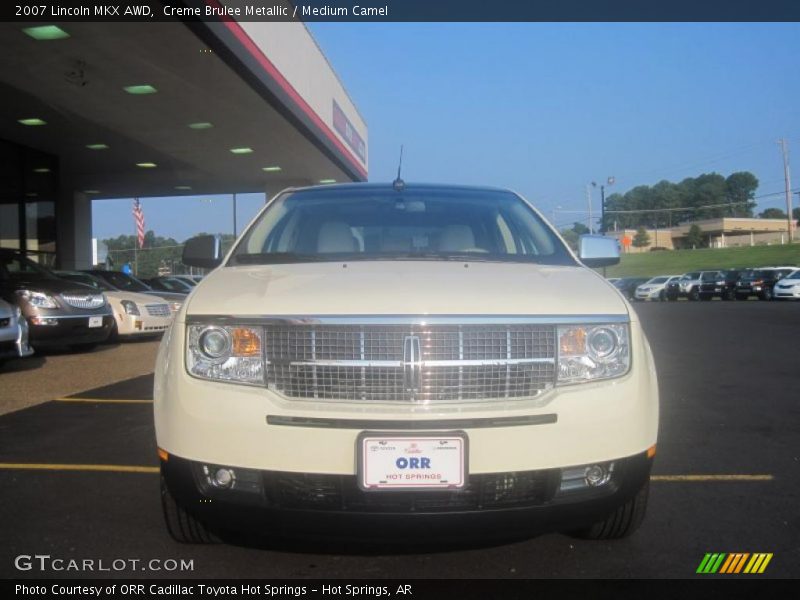 Creme Brulee Metallic / Medium Camel 2007 Lincoln MKX AWD