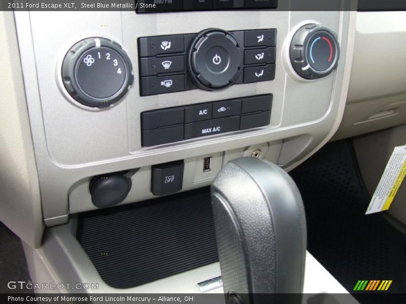 Steel Blue Metallic / Stone 2011 Ford Escape XLT