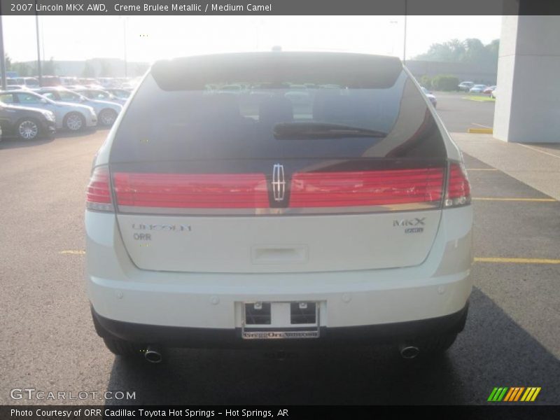 Creme Brulee Metallic / Medium Camel 2007 Lincoln MKX AWD