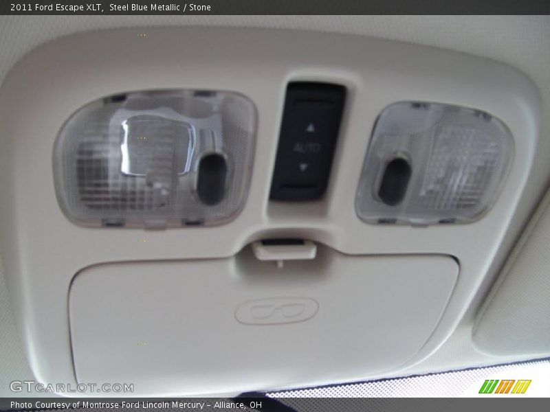 Steel Blue Metallic / Stone 2011 Ford Escape XLT