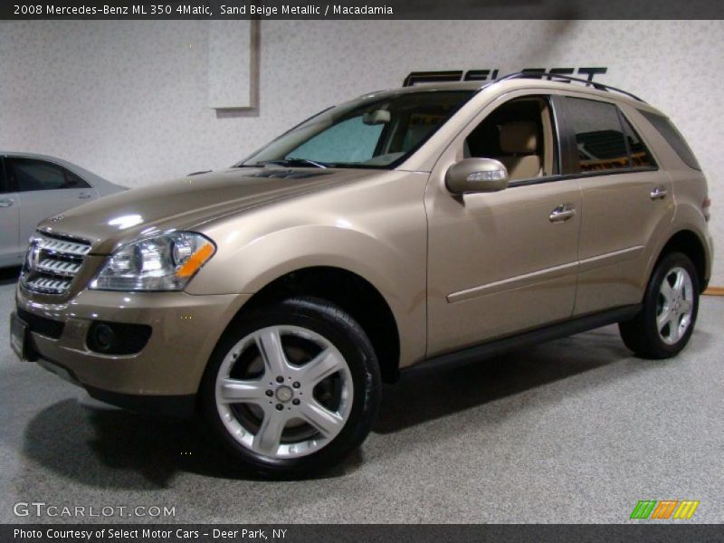 Sand Beige Metallic / Macadamia 2008 Mercedes-Benz ML 350 4Matic