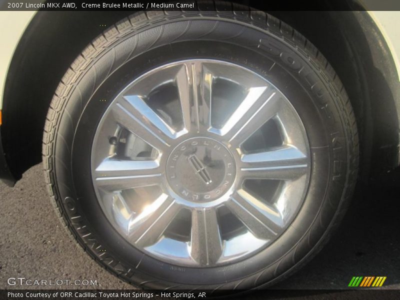 Creme Brulee Metallic / Medium Camel 2007 Lincoln MKX AWD