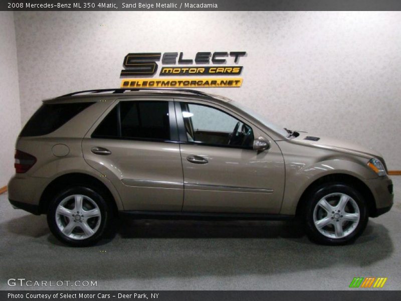 Sand Beige Metallic / Macadamia 2008 Mercedes-Benz ML 350 4Matic