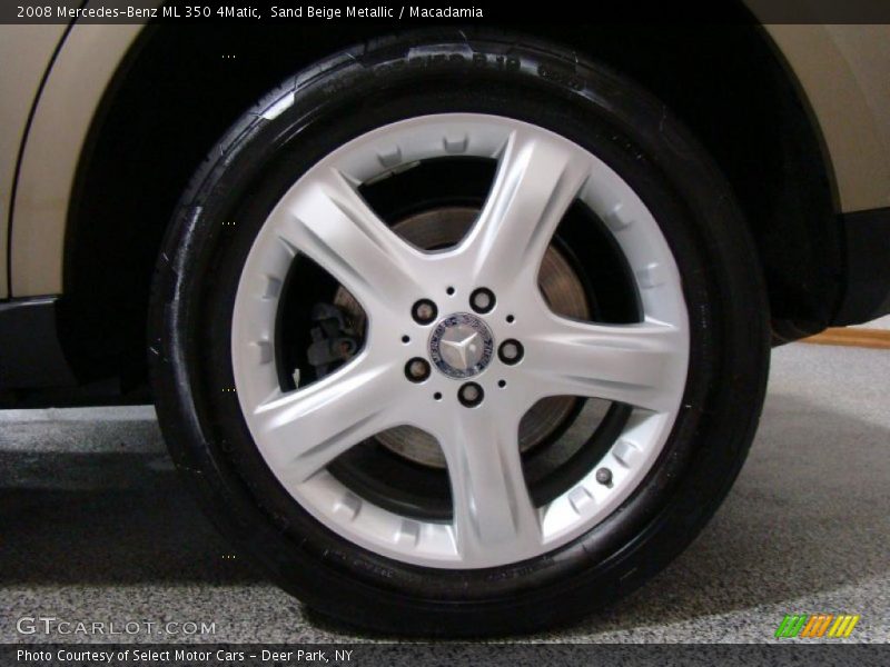 Sand Beige Metallic / Macadamia 2008 Mercedes-Benz ML 350 4Matic