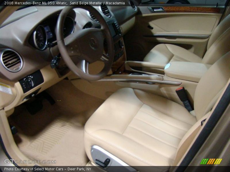 Sand Beige Metallic / Macadamia 2008 Mercedes-Benz ML 350 4Matic
