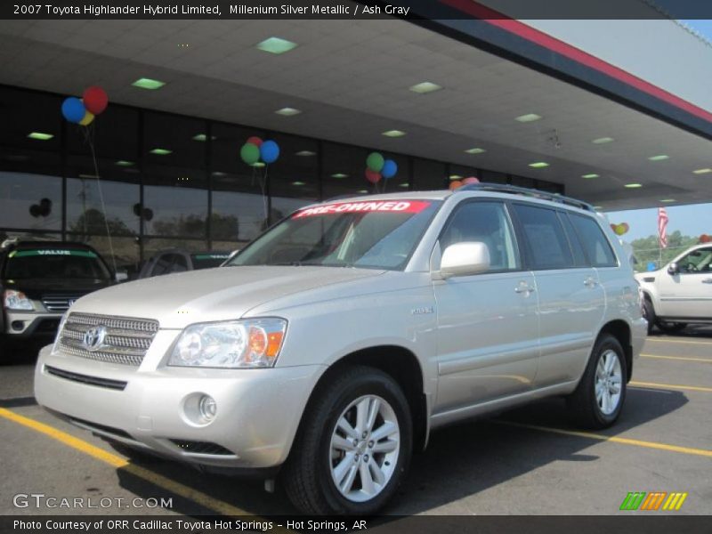 Millenium Silver Metallic / Ash Gray 2007 Toyota Highlander Hybrid Limited