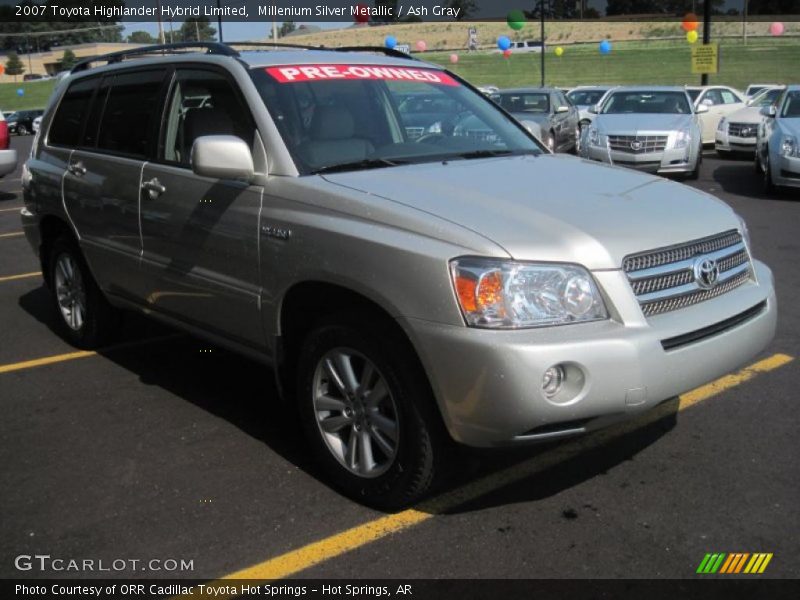 Millenium Silver Metallic / Ash Gray 2007 Toyota Highlander Hybrid Limited