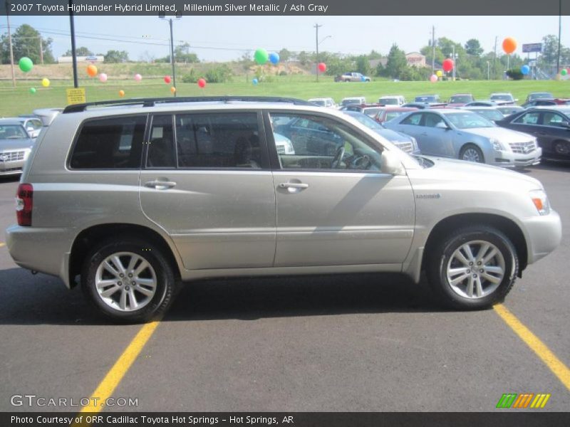 Millenium Silver Metallic / Ash Gray 2007 Toyota Highlander Hybrid Limited