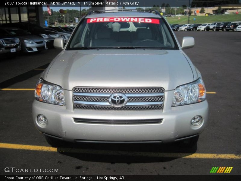 Millenium Silver Metallic / Ash Gray 2007 Toyota Highlander Hybrid Limited