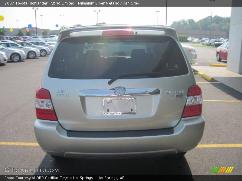 Millenium Silver Metallic / Ash Gray 2007 Toyota Highlander Hybrid Limited