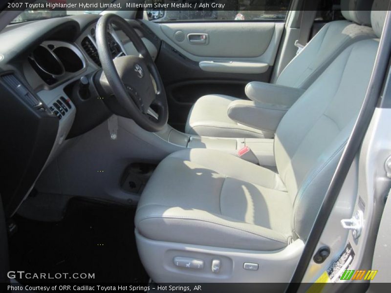 Millenium Silver Metallic / Ash Gray 2007 Toyota Highlander Hybrid Limited