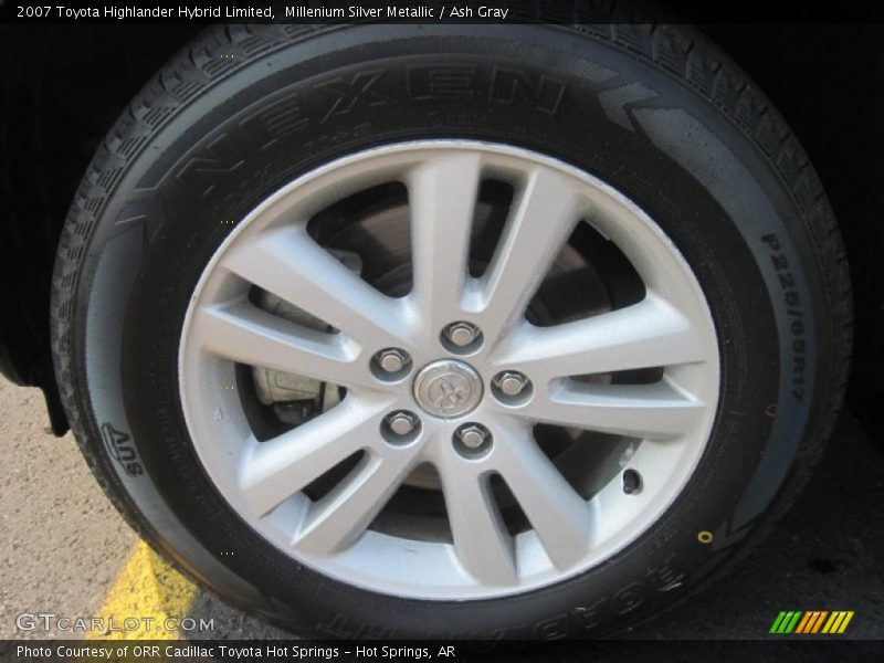 Millenium Silver Metallic / Ash Gray 2007 Toyota Highlander Hybrid Limited