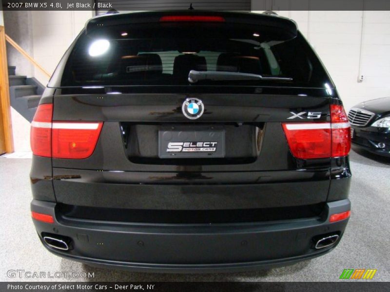 Jet Black / Black 2007 BMW X5 4.8i