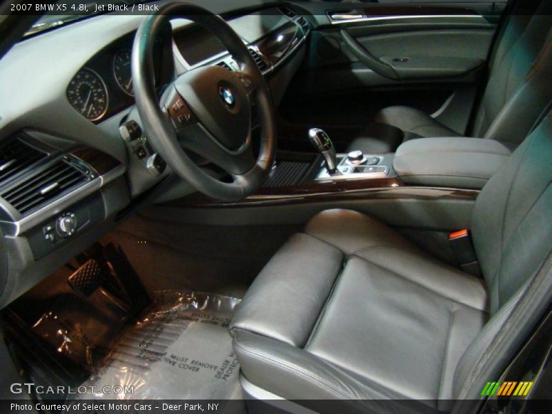 Jet Black / Black 2007 BMW X5 4.8i