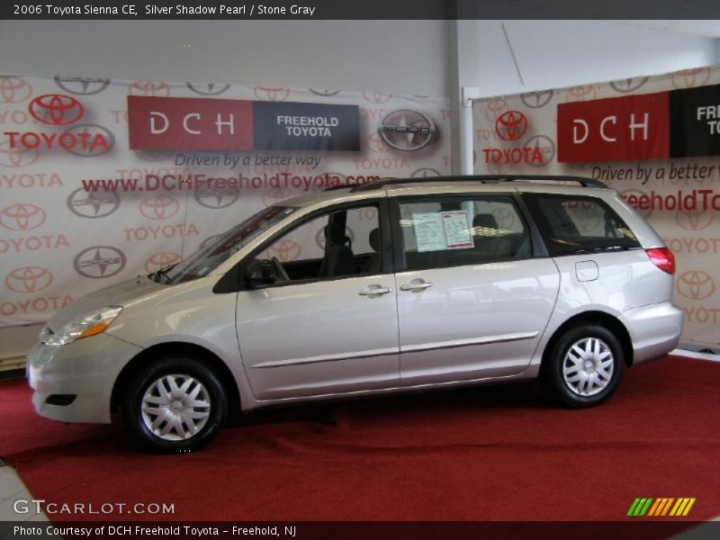 Silver Shadow Pearl / Stone Gray 2006 Toyota Sienna CE