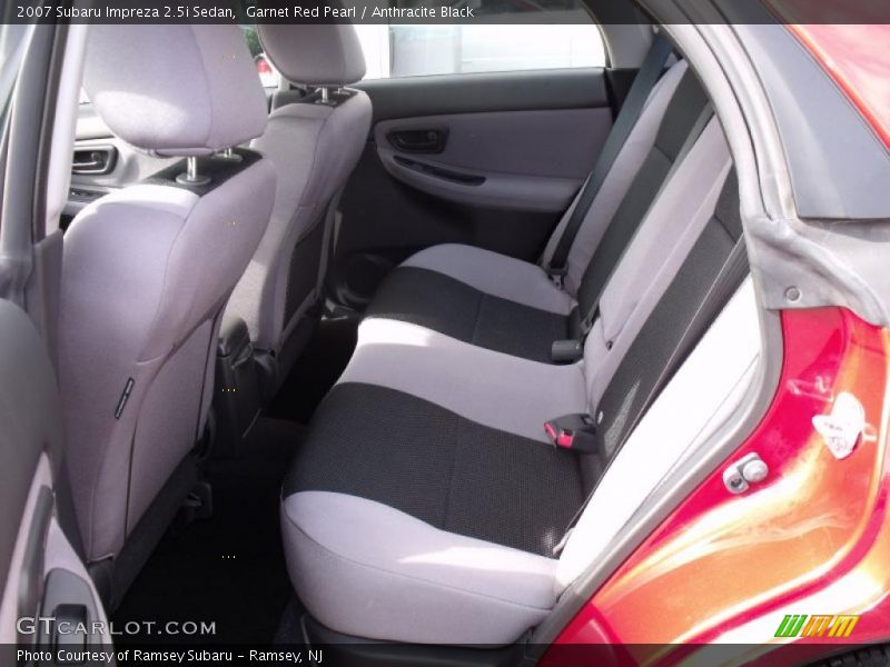 Garnet Red Pearl / Anthracite Black 2007 Subaru Impreza 2.5i Sedan