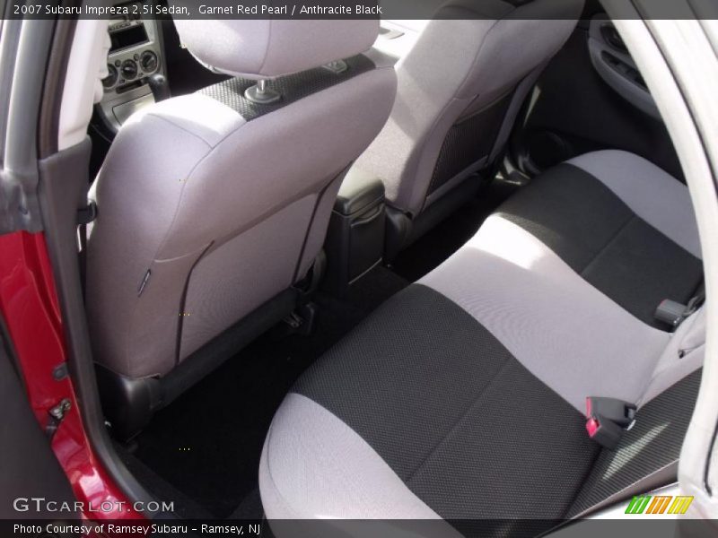 Garnet Red Pearl / Anthracite Black 2007 Subaru Impreza 2.5i Sedan