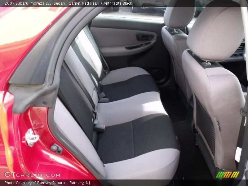 Garnet Red Pearl / Anthracite Black 2007 Subaru Impreza 2.5i Sedan