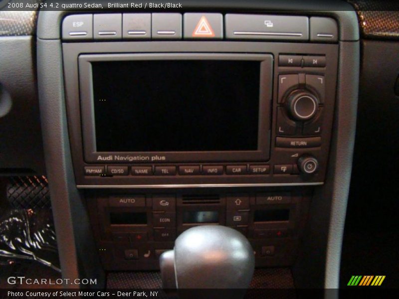 Brilliant Red / Black/Black 2008 Audi S4 4.2 quattro Sedan