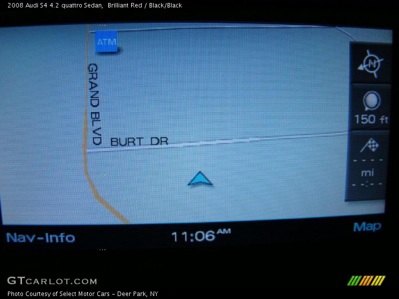 Brilliant Red / Black/Black 2008 Audi S4 4.2 quattro Sedan