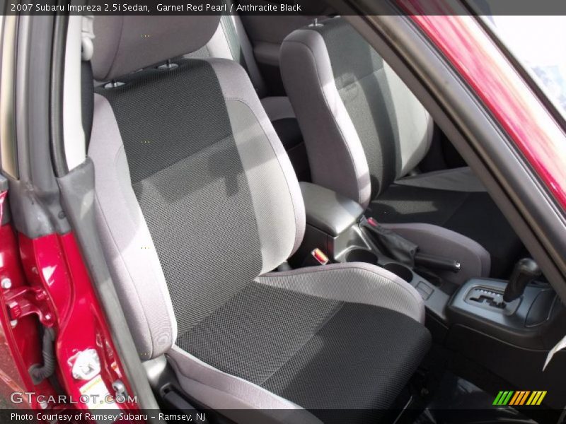 Garnet Red Pearl / Anthracite Black 2007 Subaru Impreza 2.5i Sedan