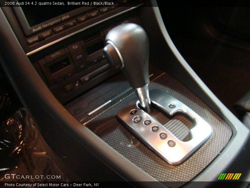 Brilliant Red / Black/Black 2008 Audi S4 4.2 quattro Sedan