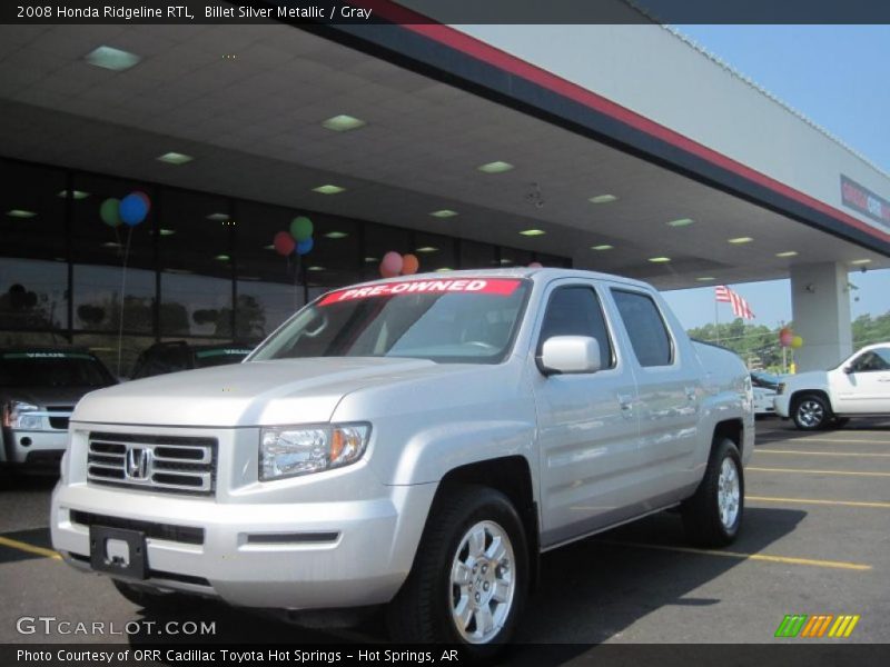 Billet Silver Metallic / Gray 2008 Honda Ridgeline RTL